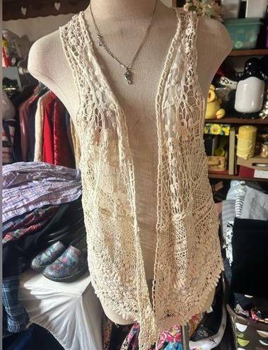 Dolled Up  crochet vest