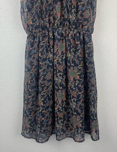 Sienna Sky  Halter Neck Paisley fit & Flare Dress Size L New