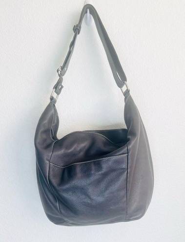 Vera Pelle  Avorio Large Crossbody Bag Purse Genuine pebble Leather ITALY