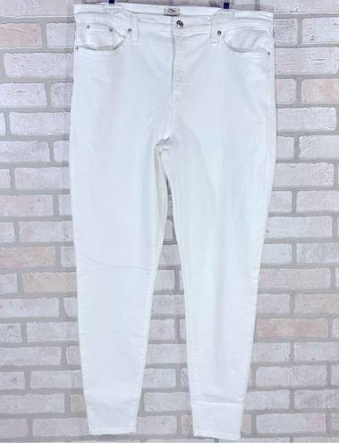 J.Crew  NWT High Rise Toothpick Skinny Jeans in White Size 35T