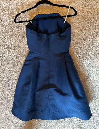 Halston Heritage Blue Cocktail Dress