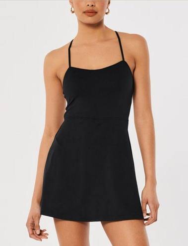 Gilly Hicks  Hollister Go Recharge Sweetheart Active Mini Dress Black Women's M