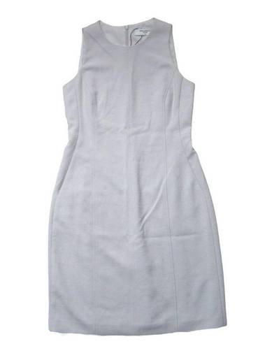 MM.LaFleur NWT  The Constance in Pewter Nep Suiting Sleeveless Sheath Dress 6