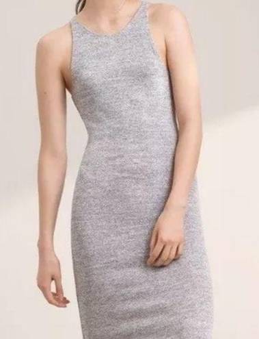 Wilfred Free  Heathered Gray Tank Dress