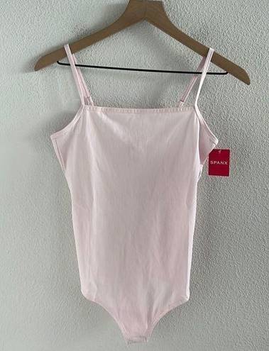 Spanx NWT  Ribbed Cami Bodysuit Ice Pink 20360R Medium