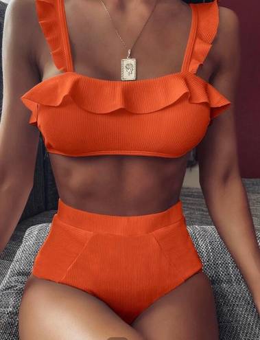 SheIn Swimsuit Orange Size L