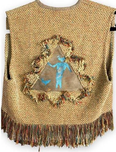 INC Arlanda Design . Soft Tribal Vest with Fringe