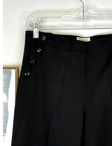 Milly  of New York 100% Wool Black Dress Pants SZ 8