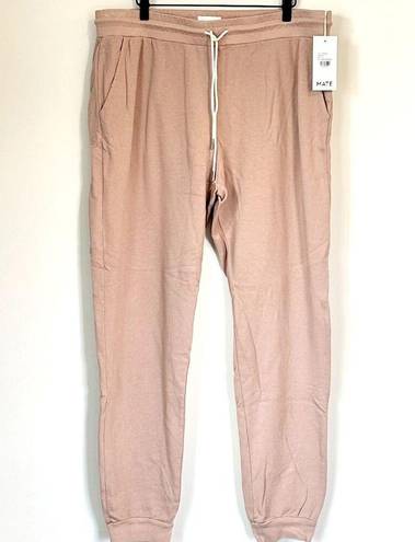 Mate the Label NWT  Rose Organic Terry Classic Jogger - 2X