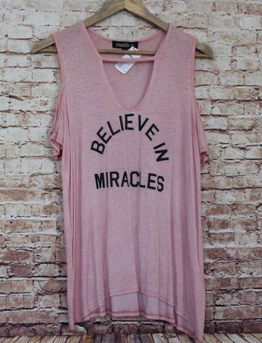 Madden Girl Madden NYC | “Believe in Miracles” cold shoulder 