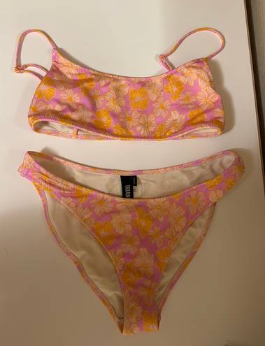 Triangl Pink Flowers Bathing Suit