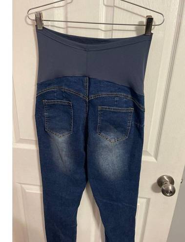 Maacie Over Belly Skinny Ripped Maternity Jeans Size M New With Tags Size M