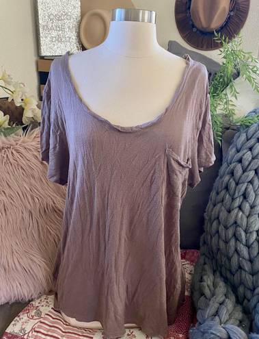 Glitz Mushroom Taupe Pocket Tee