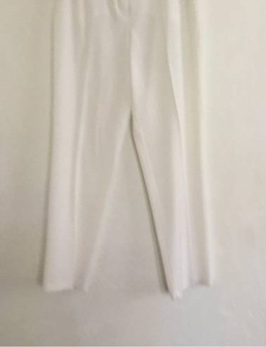 Investments Investment White Straight Leg Dress Pants Size 12