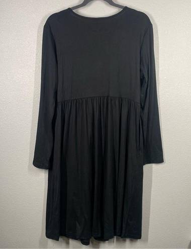 The Moon DB Black Long Sleeve Dress Size XL