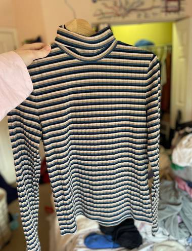 Madewell Striped  Turtleneck