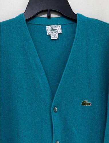 Lacoste Vintage izod  cardigan Vintage unisex size XL