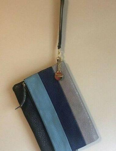 Rosetti  blue and black clutch