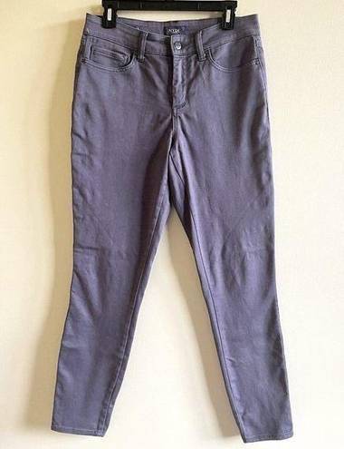 NYDJ  Ami Skinny Leggings Ankle Pants Womens Size 6 Purple