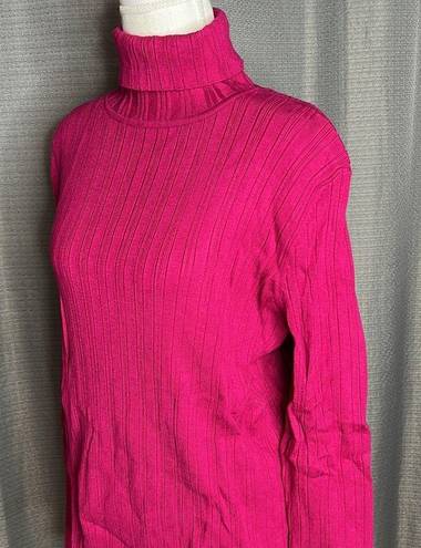 Cato  PURPLE TURTLENECK RIBBED SWEATER XL