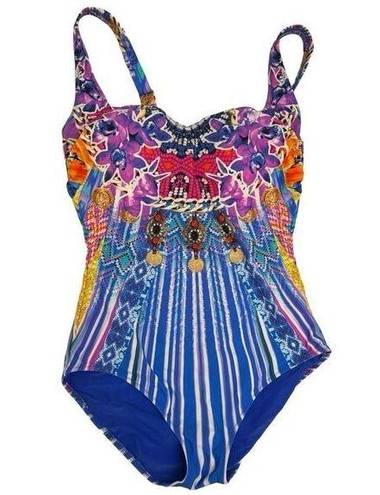 Gottex  Size 10 (M) Sarasana Bandeau One Piece Swimsuit Convertible Bathing Suit