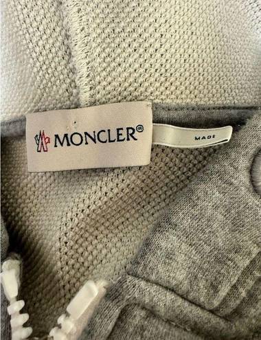 Moncler  Maglia Cardigan Hoodie Sweatshirt Gray Women’s Size XS