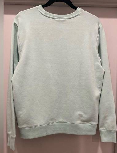 FILA  Mint Green Pullover Crew Neck Long Sleeve Sweater - M