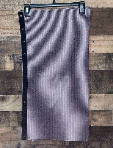 Lululemon  Vinyasa Scarf *Rulu Hyper Stripe Mauvelous Heathered Black Gray