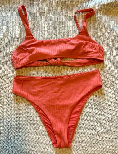 Aerie Shine Rib Bikini Set