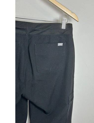 FIGS  High Waisted Zamora Jogger Scrub Pants Womens Small Black