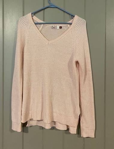 SO Light Pink Sweater