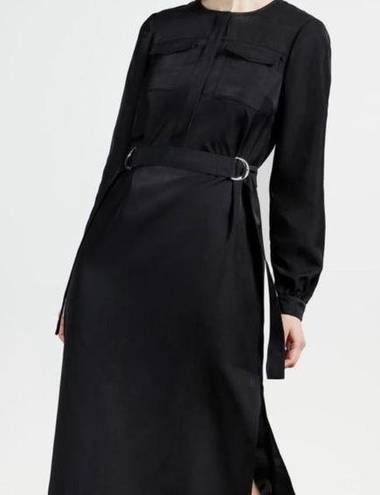 Ted Baker  Aminna Lone Sleeve Navy Utility Dress