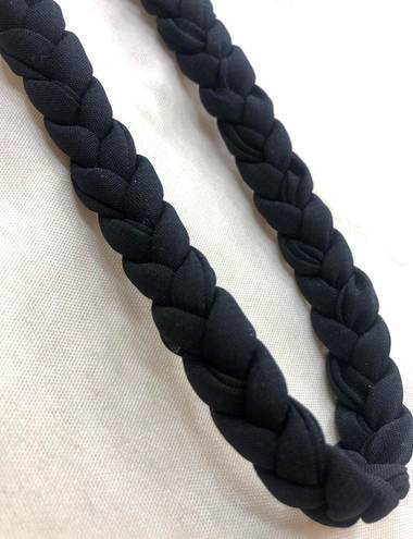 Forever 21 Black Braided Headband