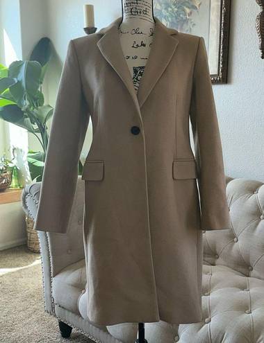 ZARA  Menswear Style Long Wool Coat Camel