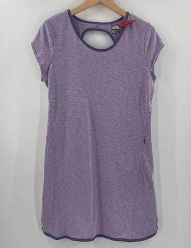 The North Face  Dress Size Large Cutout Purple Casual Shirt Cotton Blend NWT