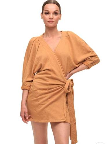 n:philanthropy NWT  Bresson Wrap Dress Duster Cardigan Sweater Camel Oversized S