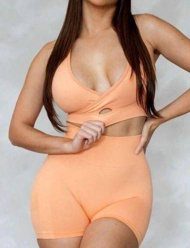 Diosa  Fit Orange Mango Sports Bra