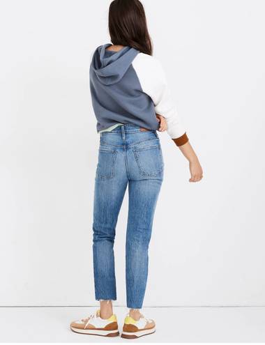 Madewell Women’s  The Perfect Vintage Jean in Enmore Wash: Raw-Hem Edition