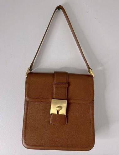 Donna Karan 𝅺DKNY Brown Leather Shoulder Bag