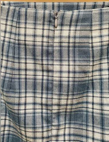 Brandy Melville NWT  John Galt California PacSun Light Blue Plaid Cara Mini Skirt