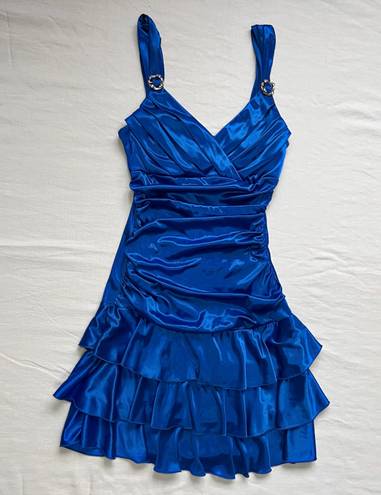 Trixxi Blue Homecoming Dress