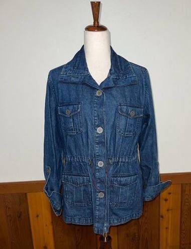 New Direction Cool Vintage 90s  Denim Utility Jacket!