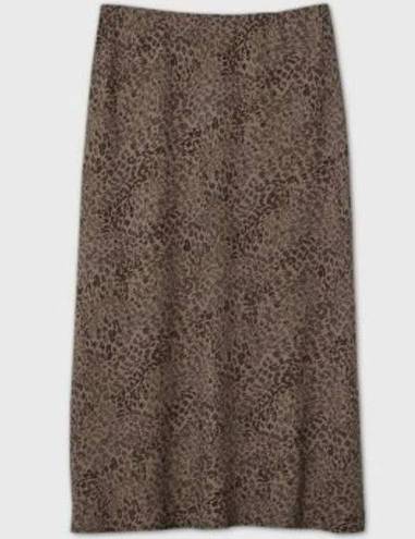 A New Day Leopard Midi Skirt