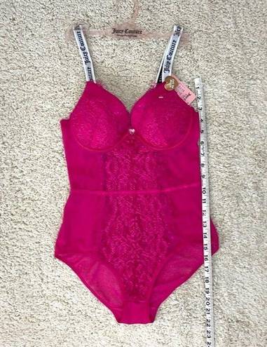 Juicy Couture COPY -  push-up lace&mesh Bodysuit