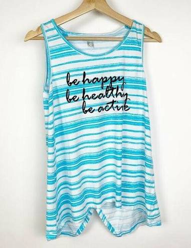 Anne Klein  Workout Graphic Tank Top Stripes