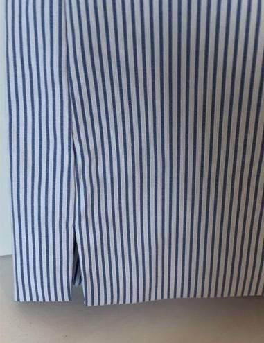 Krass&co SC &  Skort size medium blue and white pin stripes