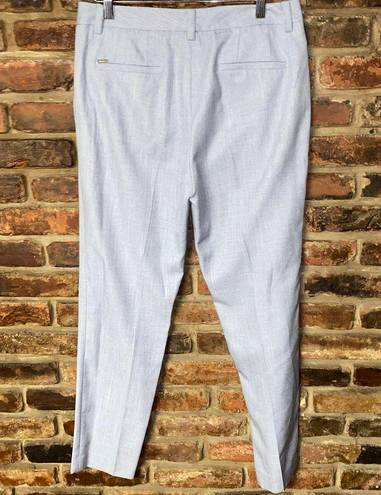 DKNY  Gray Flat Front Cropped Ankle Chino Dress Pants Women's Size 6