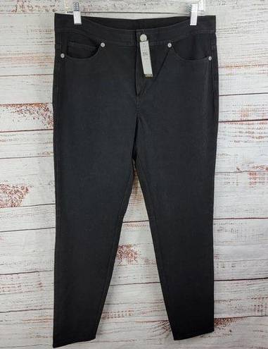 J.Jill  Black Coal Wash High-Waisted Denim Skinny Jeggings Women's Jeans Size 10