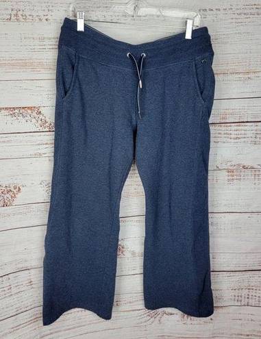 Tommy Hilfiger  Navy Blue Cropped High-Waisted Women's Sweatpants Size Large