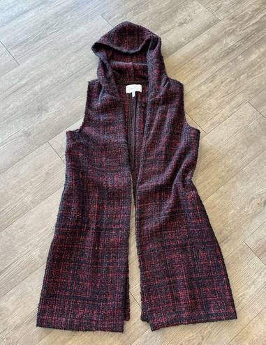 BCBGeneration  knit split back hooded vest ✨